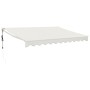 Toldo retráctil automático color crema 3,5x2,5 m de , Toldos - Ref: Foro24-3154477, Precio: 307,85 €, Descuento: %