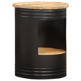 Mesa de centro de madera maciza de mango 43x55 cm de , Mesas de centro - Ref: Foro24-287487, Precio: 160,75 €, Descuento: %