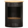 Mesa de centro de madera maciza de mango 43x55 cm de , Mesas de centro - Ref: Foro24-287487, Precio: 160,75 €, Descuento: %