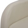 Sillón plegable de cuero sintético color crema de , Sillones - Ref: Foro24-241680, Precio: 260,13 €, Descuento: %