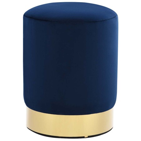Taburete de terciopelo azul y dorado de , Taburetes y sillas plegables - Ref: Foro24-249833, Precio: 37,32 €, Descuento: %
