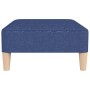 Reposapiés de tela azul 78x56x32 cm de , Otomanas - Ref: Foro24-337805, Precio: 54,66 €, Descuento: %