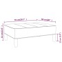 Reposapiés de tela azul 78x56x32 cm de , Otomanas - Ref: Foro24-337805, Precio: 54,66 €, Descuento: %