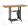 Mesa consola de máquina de coser 110x40x75 cm de , Mesas auxiliares - Ref: Foro24-285208, Precio: 280,93 €, Descuento: %