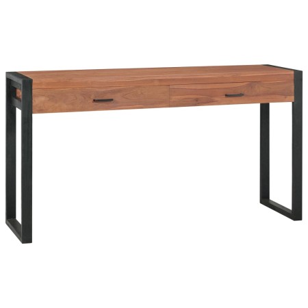 Escritorio con 2 cajones madera de teca 140x40x75 cm de , Escritorios - Ref: Foro24-325269, Precio: 283,45 €, Descuento: %