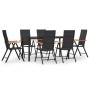 Juego comedor de jardín 7 piezas ratán sintético negro y marrón de , Conjuntos de jardín - Ref: Foro24-3156521, Precio: 533,5...