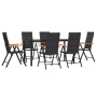 Juego comedor de jardín 7 piezas ratán sintético negro y marrón de , Conjuntos de jardín - Ref: Foro24-3156521, Precio: 533,5...
