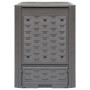 Compostador de jardín 3 uds plástico ratán 60x60x83 cm 900 L de , Compostadores - Ref: Foro24-278918, Precio: 219,84 €, Descu...