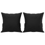 Juego de sofás con cojines 3 piezas cuero sintético negro de , Sofás - Ref: Foro24-3201373, Precio: 520,12 €, Descuento: %