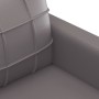 Juego de sofás con cojines 3 piezas cuero sintético gris de , Sofás - Ref: Foro24-3201350, Precio: 630,01 €, Descuento: %