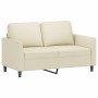 Juego de sofás con cojines 4 piezas cuero sintético crema de , Sofás - Ref: Foro24-3201746, Precio: 574,88 €, Descuento: %