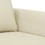 Juego de sofás con cojines 4 piezas cuero sintético crema de , Sofás - Ref: Foro24-3201746, Precio: 574,88 €, Descuento: %