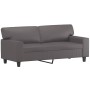 Juego de sofás con cojines 2 piezas cuero sintético gris de , Sofás - Ref: Foro24-3201926, Precio: 550,47 €, Descuento: %