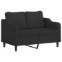 Juego de sofás con cojines 2 piezas tela negro de , Sofás - Ref: Foro24-3201854, Precio: 482,25 €, Descuento: %
