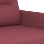 Juego de sofás con cojines 2 piezas tela rojo tinto de , Sofás - Ref: Foro24-3201622, Precio: 499,06 €, Descuento: %