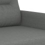 Juego de sofás con cojines 3 piezas tela gris oscuro de , Sofás - Ref: Foro24-3201593, Precio: 480,18 €, Descuento: %