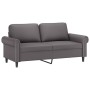 Juego de sofás con cojines 3 piezas cuero sintético gris de , Sofás - Ref: Foro24-3202167, Precio: 538,10 €, Descuento: %
