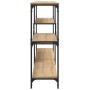 Mesa consola madera contrachapada roble Sonoma 160x32x95 cm de , Mesas auxiliares - Ref: Foro24-833956, Precio: 98,65 €, Desc...