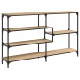 Mesa consola madera contrachapada roble Sonoma 160x32x95 cm de , Mesas auxiliares - Ref: Foro24-833956, Precio: 98,65 €, Desc...