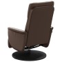 Sillón reclinable con reposapiés cuero sintético marrón de , Sillones - Ref: Foro24-356546, Precio: 186,81 €, Descuento: %