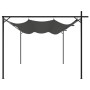 Pérgola con cubierta retráctil gris antracita 395x292x230 cm de , Carpas y cenadores - Ref: Foro24-360119, Precio: 306,80 €, ...