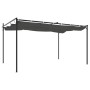 Pérgola con cubierta retráctil gris antracita 395x292x230 cm de , Carpas y cenadores - Ref: Foro24-360119, Precio: 306,80 €, ...