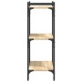 Librería 3 estantes madera ingeniería roble Sonoma 60x30x86 cm de , Librerías y estanterías - Ref: Foro24-837648, Precio: 43,...