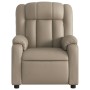 Sillón reclinable de cuero sintético color capuchino de , Sillones - Ref: Foro24-373566, Precio: 231,11 €, Descuento: %
