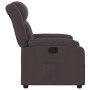 Sillón reclinable de tela marrón oscuro de , Sillones - Ref: Foro24-373579, Precio: 229,88 €, Descuento: %