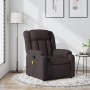 Sillón de masaje reclinable de tela marrón oscuro de , Sillones - Ref: Foro24-373591, Precio: 239,00 €, Descuento: %