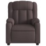 Sillón de masaje reclinable de tela marrón oscuro de , Sillones - Ref: Foro24-373591, Precio: 239,00 €, Descuento: %