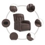Sillón reclinable eléctrico de cuero sintético marrón de , Sillones - Ref: Foro24-3205252, Precio: 263,15 €, Descuento: %