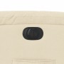 Sillón reclinable eléctrico de tela crema de , Sillones - Ref: Foro24-3205301, Precio: 268,27 €, Descuento: %