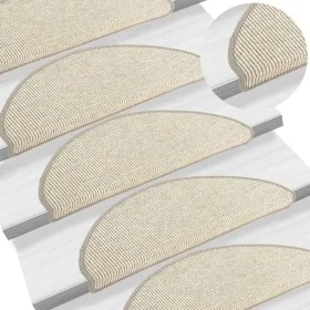 Alfombrilla autoadhesiva escalera 15 uds plateado 65x21x4 cm de vidaXL, Alfombrillas para escalones - Ref: Foro24-326901, Pre...