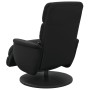 Sillón reclinable masaje con reposapiés cuero sintético negro de , Sillones - Ref: Foro24-356724, Precio: 287,24 €, Descuento: %