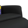 Sillón reclinable masaje con reposapiés cuero sintético negro de , Sillones - Ref: Foro24-356724, Precio: 287,24 €, Descuento: %