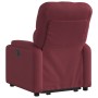 Sillón reclinable elevable tela rojo tinto de , Sillones - Ref: Foro24-3204713, Precio: 266,50 €, Descuento: %