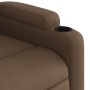 Silla de masaje reclinable de pie de tela marrón de , Sillones - Ref: Foro24-3204726, Precio: 332,24 €, Descuento: %
