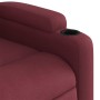 Sillón reclinable eléctrico tela rojo tinto de , Sillones - Ref: Foro24-3204689, Precio: 242,73 €, Descuento: %