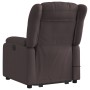 Sillón masaje eléctrico reclinable elevable tela marrón oscuro de , Sillones - Ref: Foro24-3205357, Precio: 342,65 €, Descuen...