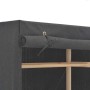 Armario de tela gris 79x40x170 cm en Armarios roperos | Comprar online en Foru.es