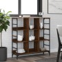 Aparador de madera de ingeniería marrón roble 102x32x103,5 cm de , Aparadores - Ref: Foro24-837731, Precio: 54,68 €, Descuent...