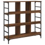 Aparador de madera de ingeniería marrón roble 102x32x103,5 cm de , Aparadores - Ref: Foro24-837731, Precio: 54,68 €, Descuent...