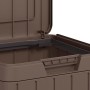 Cubo de basura de exterior PP marrón 38x38x65 cm de , Cubos de la basura y papeleras - Ref: Foro24-364226, Precio: 106,33 €, ...