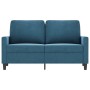 Sofá de 2 plazas terciopelo azul 120 cm de , Sofás - Ref: Foro24-359198, Precio: 232,73 €, Descuento: %