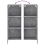 Mueble de TV de pared madera gris hormigón 40,5x30x102 cm de , Muebles TV - Ref: Foro24-836934, Precio: 61,72 €, Descuento: %