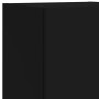 Muebles de TV de pared con LED 5 pzas madera ingeniería negro de , Muebles TV - Ref: Foro24-3216605, Precio: 181,85 €, Descue...