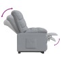 Sillón reclinable de tela gris claro de , Sillones - Ref: Foro24-342721, Precio: 180,83 €, Descuento: %