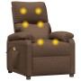 Sillón de masaje eléctrico tela marrón de , Sillones de masaje eléctricos - Ref: Foro24-348471, Precio: 187,65 €, Descuento: %