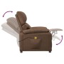 Sillón de masaje eléctrico tela marrón de , Sillones de masaje eléctricos - Ref: Foro24-348471, Precio: 187,65 €, Descuento: %
